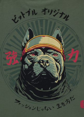 PitBull West Coast Triko MT. FUJI - zelené