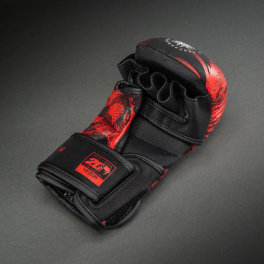 MMA Sparring rukavice VENUM 20th Anniversary - černo/červené