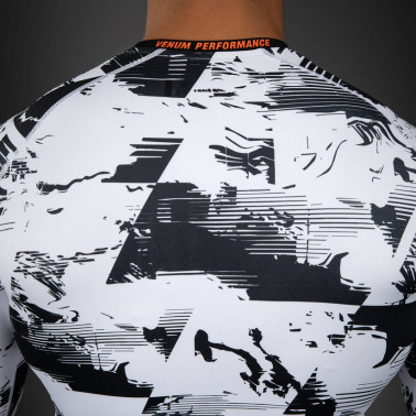 Rashguard VENUM UFC Zenith by Venum Authentic Fight Week Dl. rukáv - bílo/černý