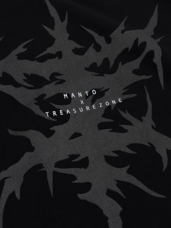 Pánské Triko Manto TREASURE ZONE OVERSIZE  - černé