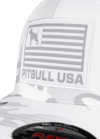 PitBull West Coast Kšiltovka Full Cap Mesh USA - bílá