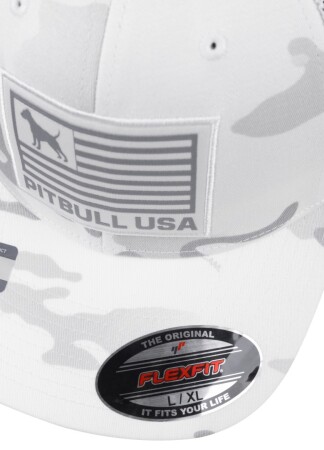 PitBull West Coast Kšiltovka Full Cap Mesh USA - bílá
