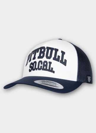 PitBull West Coast Kšiltovka snapback SO CAL retro Trucker - bílo/modrá