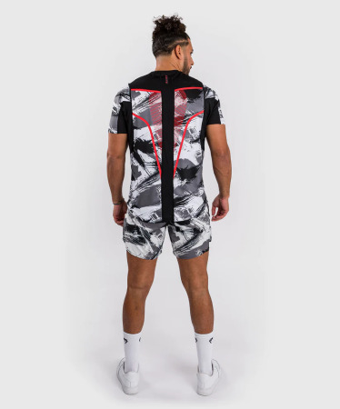 Funkční triko VENUM Electron 3.0 Dry-Tech Kr.rukávem - šedo/červený