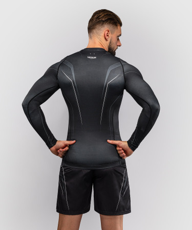 Rashguard VENUM Dl. rukáv Streamline - černo/bílý