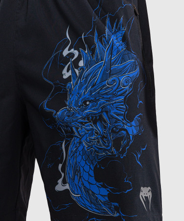 Tréninkové šortky VENUM Thunder Dragon - Black/Royal Blue