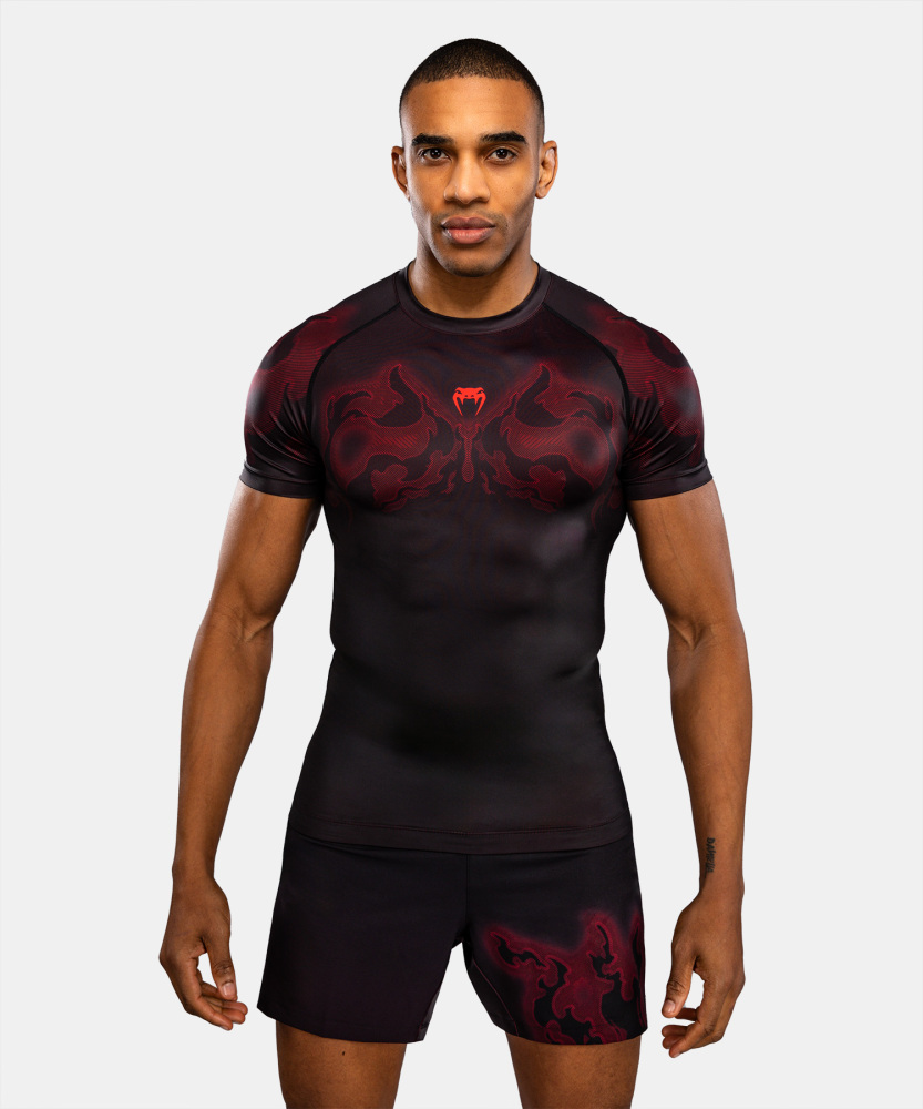 Rashguard VENUM Kr. rukáv Spectre - Black/Red