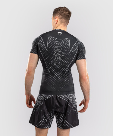 Rashguard VENUM Kr. rukáv Midnight Fury - Black/White