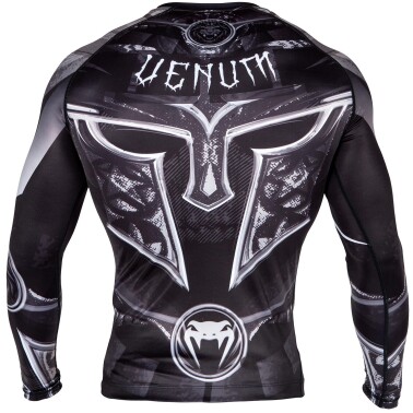 Rashguard VENUM GLADIATOR 3.0 dl. rukáv - černo/bílý