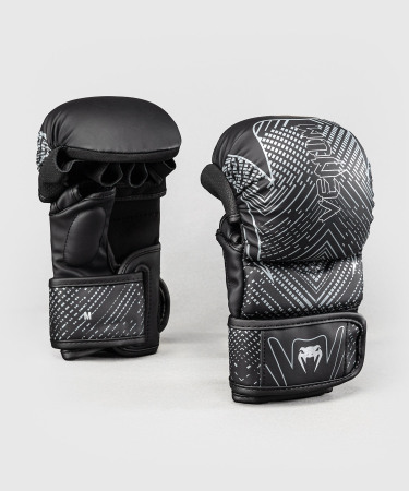 MMA Sparring rukavice VENUM Midnight Fury - Black/Grey/Silver