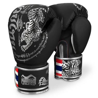 PHANTOM Boxerské rukavice Muay Thai - Limitovaná Stříbrná Edice