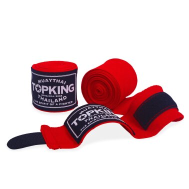 Boxerské bandáže TOP KING TKHWR-01- červené